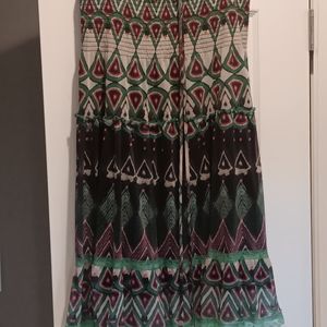 Skirt, boho, maxi,
